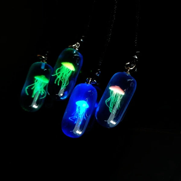 Luminous Jellyfish Pendant Necklace