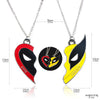 Deadpool and Wolverine Best Friends Necklace