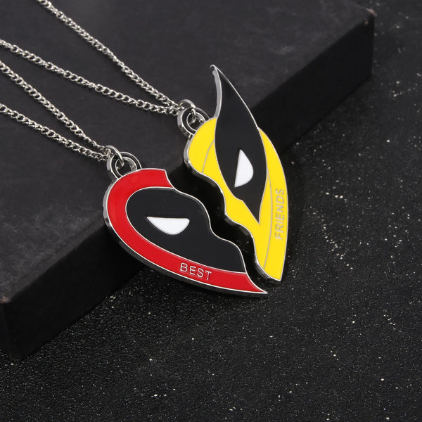 Deadpool and Wolverine Best Friends Necklace