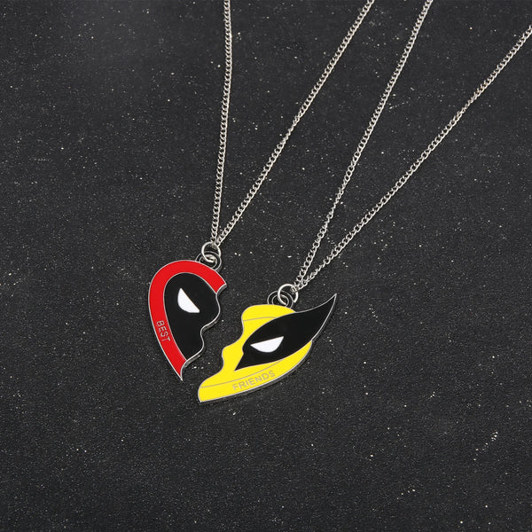 Deadpool and Wolverine Best Friends Necklace